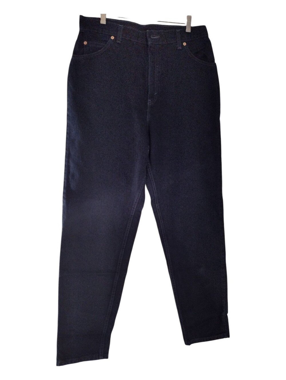 Vintage Levi's Women's Slim Straight Dark Blue Jeans